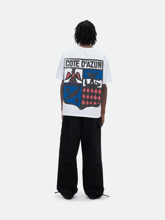 RHUDE COTE D'AZUR CREST OVERSIZED TEE