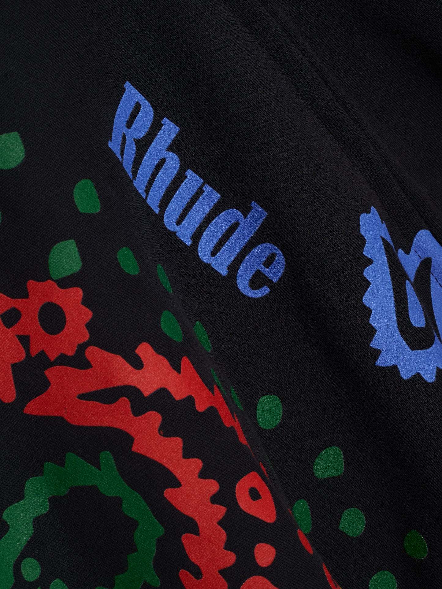 RHUDE BANDANA PRINT FULL-ZIP HOODIE