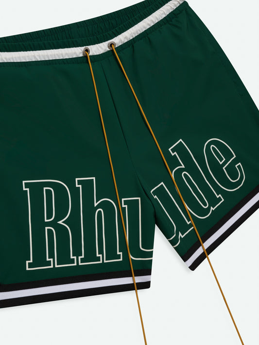 RHUDE BASKETBALL SWIM TRUNKS