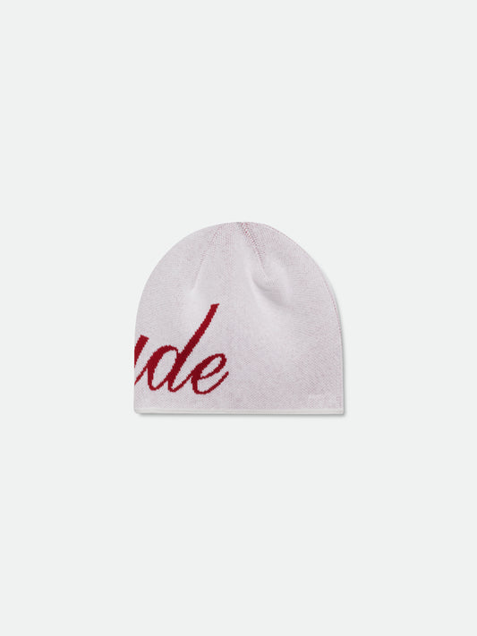 RHUDE SCRIPT KNIT BEANIE