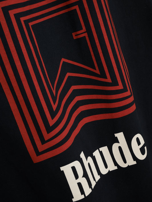 CHEVRON LOGO REPEAT TEE
