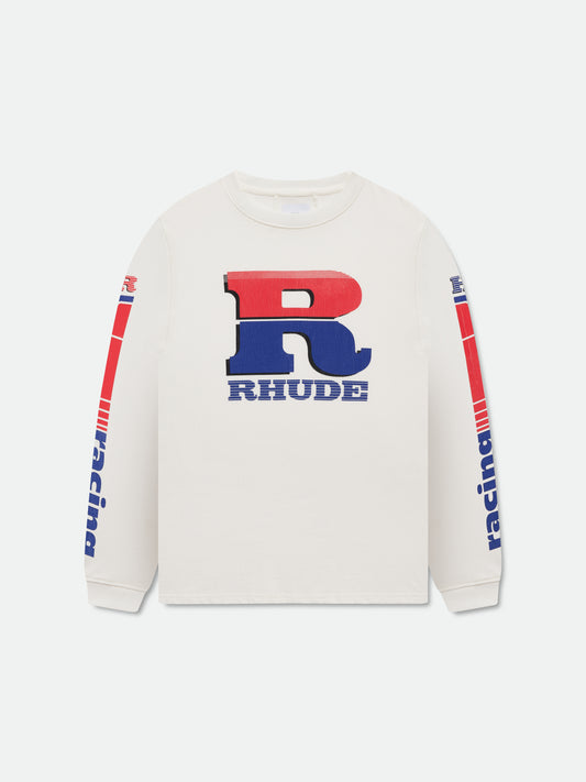 SPLIT PETROL LOGO LS TEE