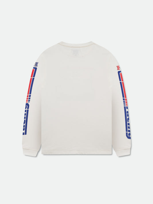 SPLIT PETROL LOGO LS TEE