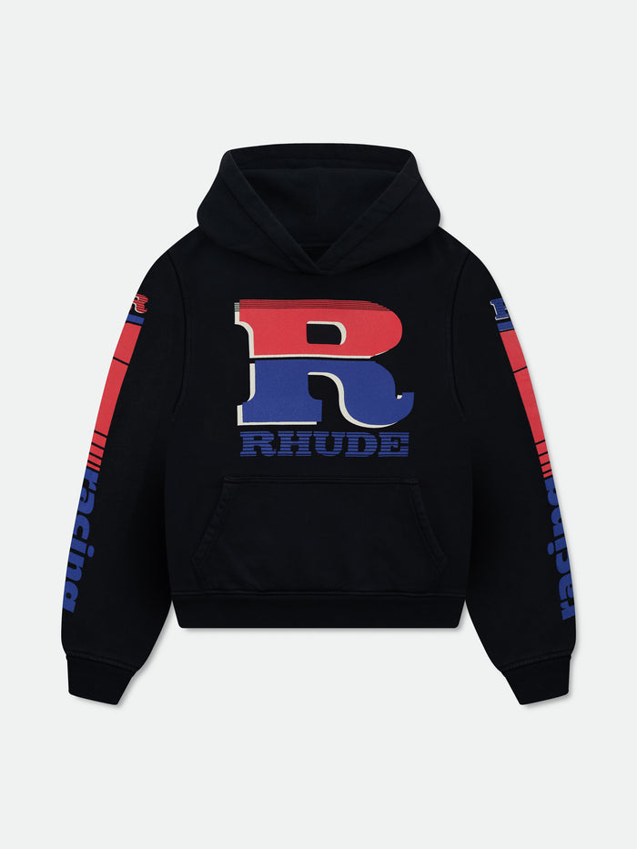 SPLIT PETROL LOGO HOODIE
