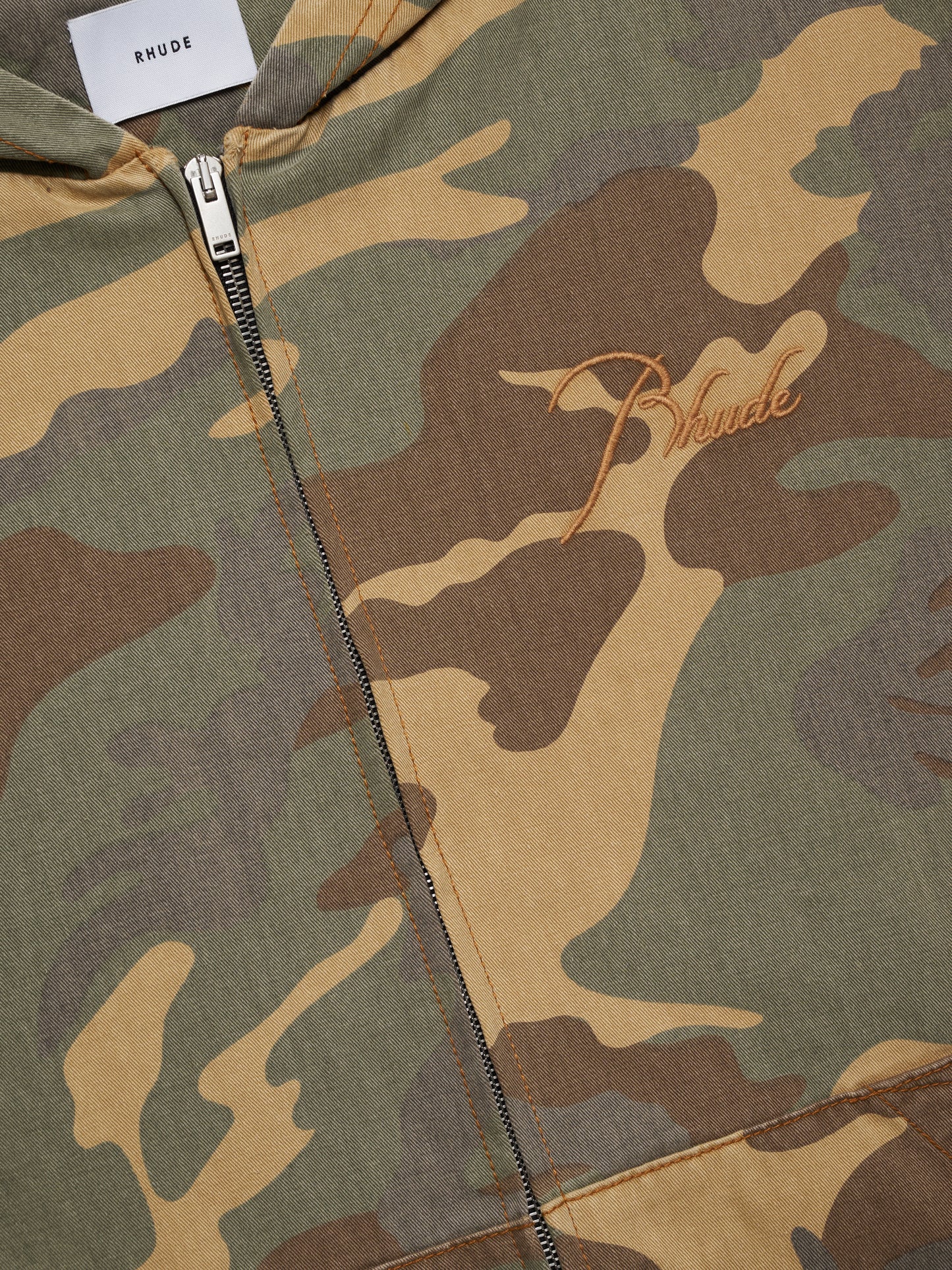 WASHED CAMO WORK JACKET