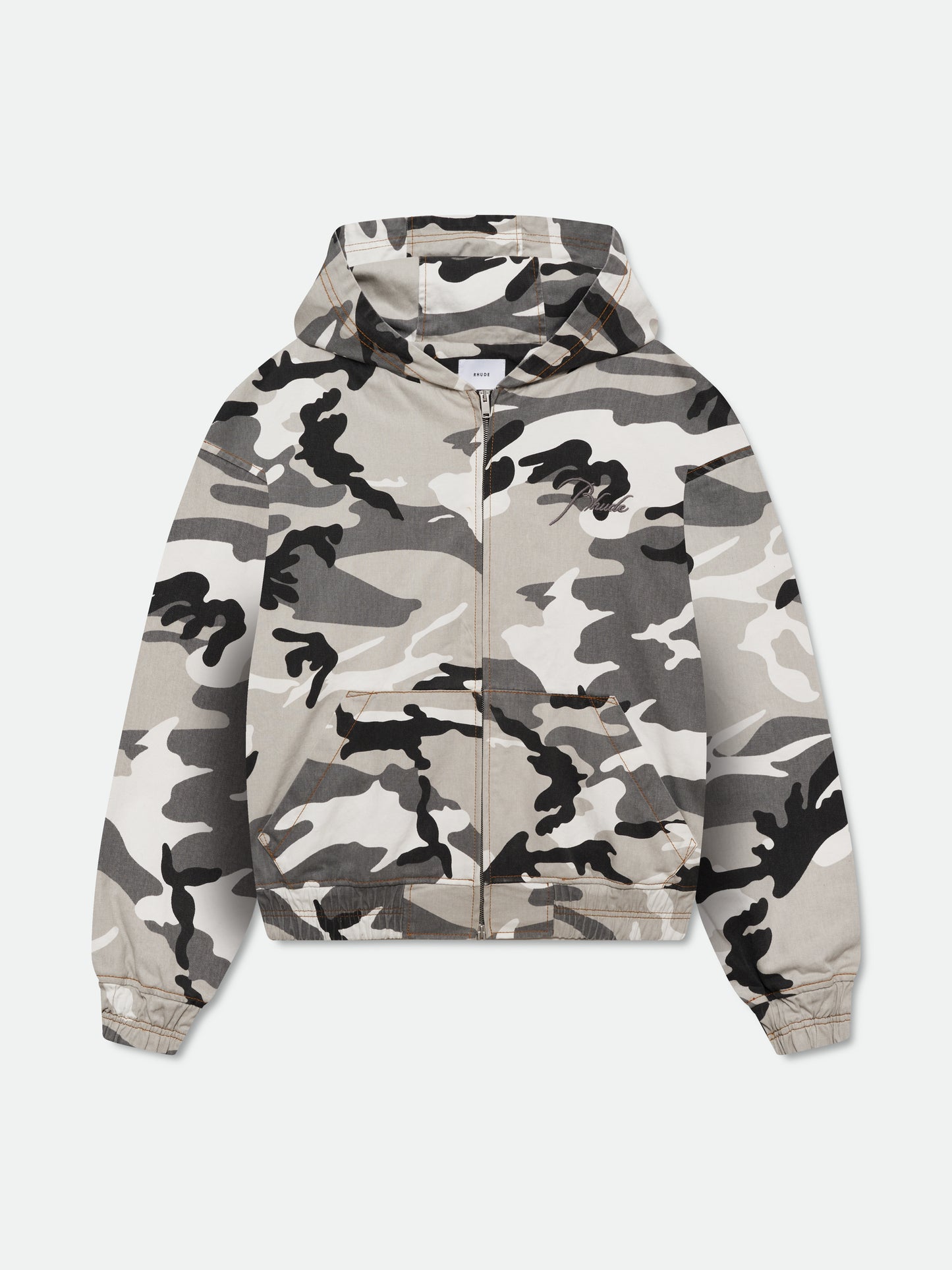 WASHED CAMO WORK JACKET