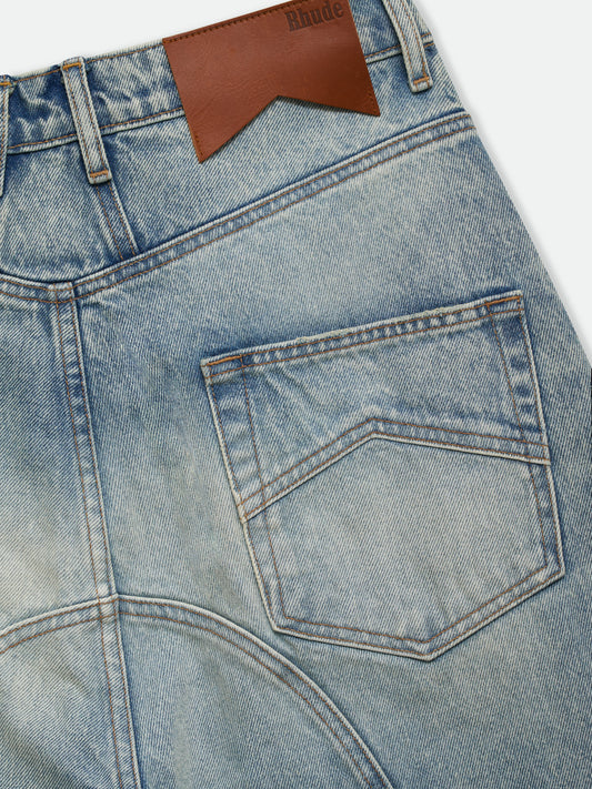 MOTO WIDE LEG DENIM