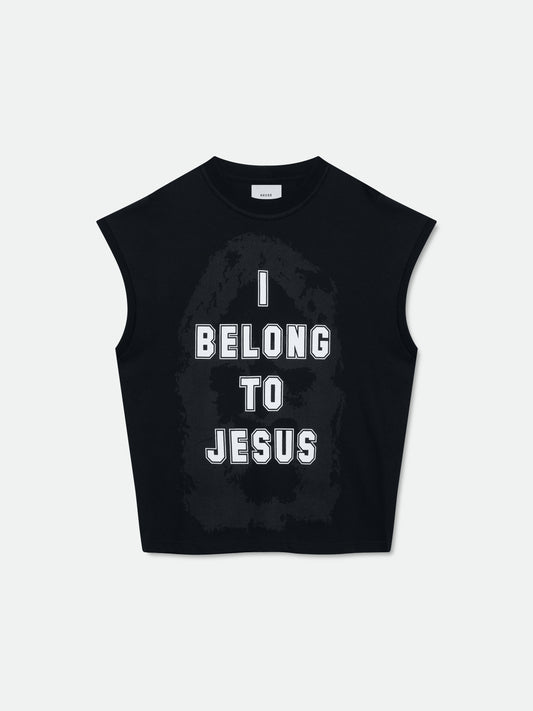 BELONG TO JESUS CUTOFF TEE