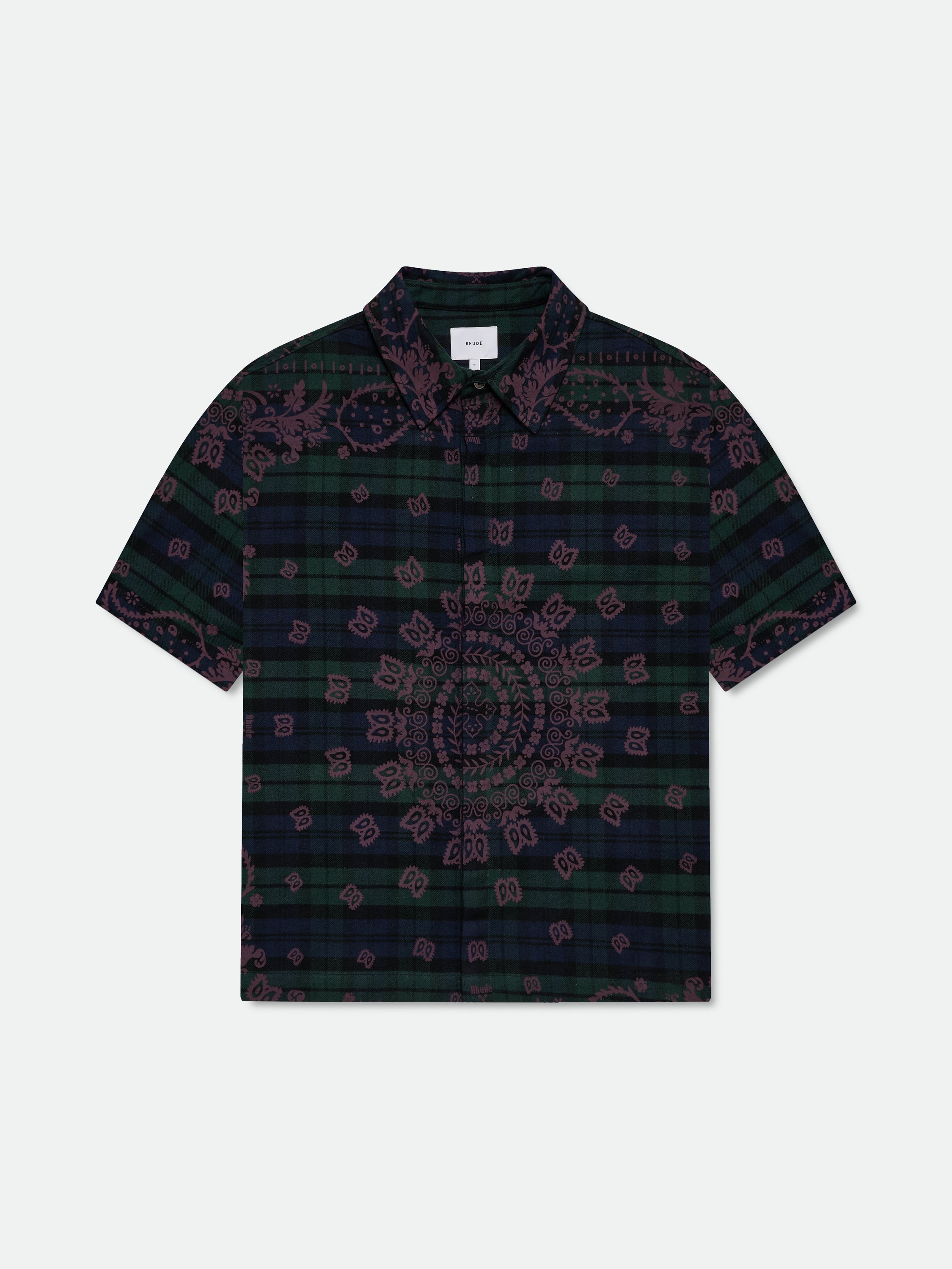 PAISLEY FLANNEL BOXY SHIRT