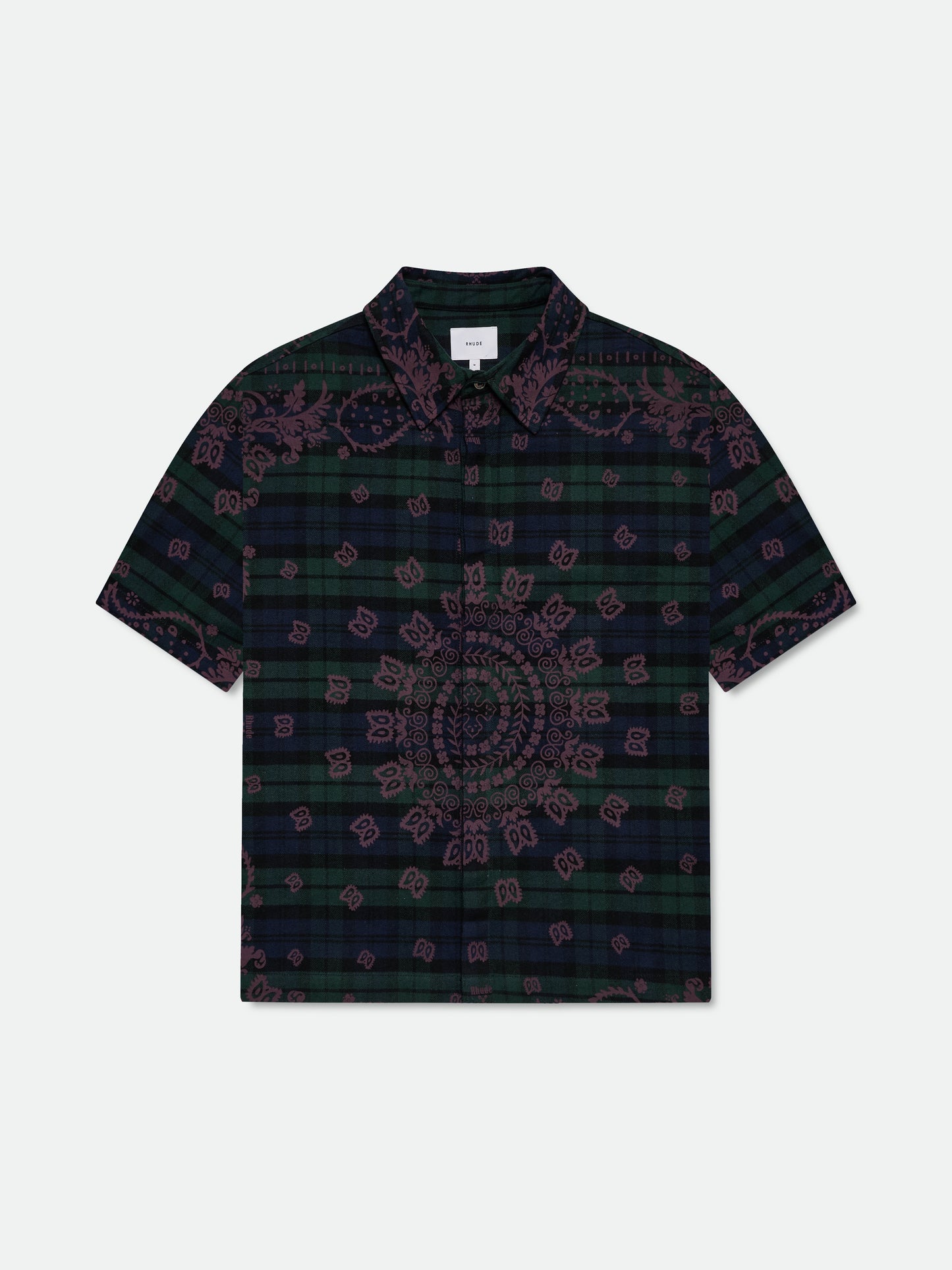 PAISLEY FLANNEL BOXY SHIRT