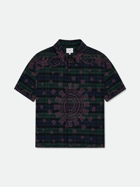 PAISLEY FLANNEL BOXY SHIRT