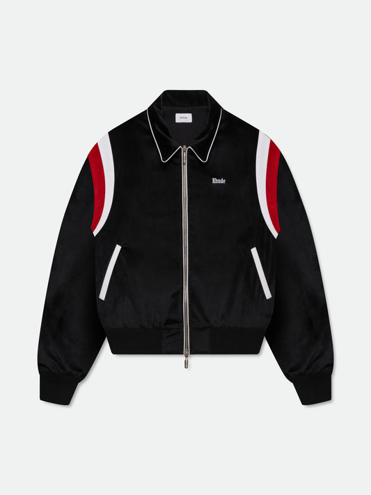 MANCINO VELOUR TRACK JACKET