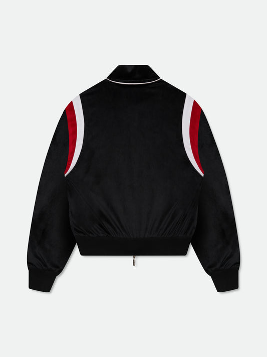 MANCINO VELOUR TRACK JACKET