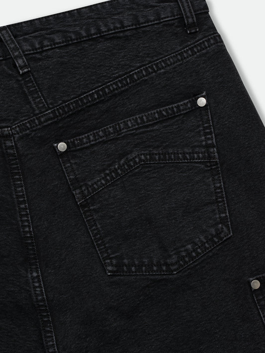 WASHED CANVAS REZA SHORT