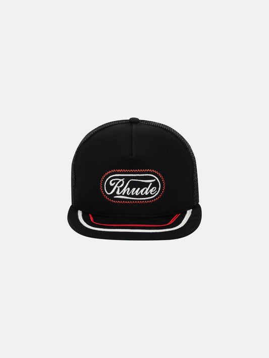 RHUDE PATCH TRUCKER HAT
