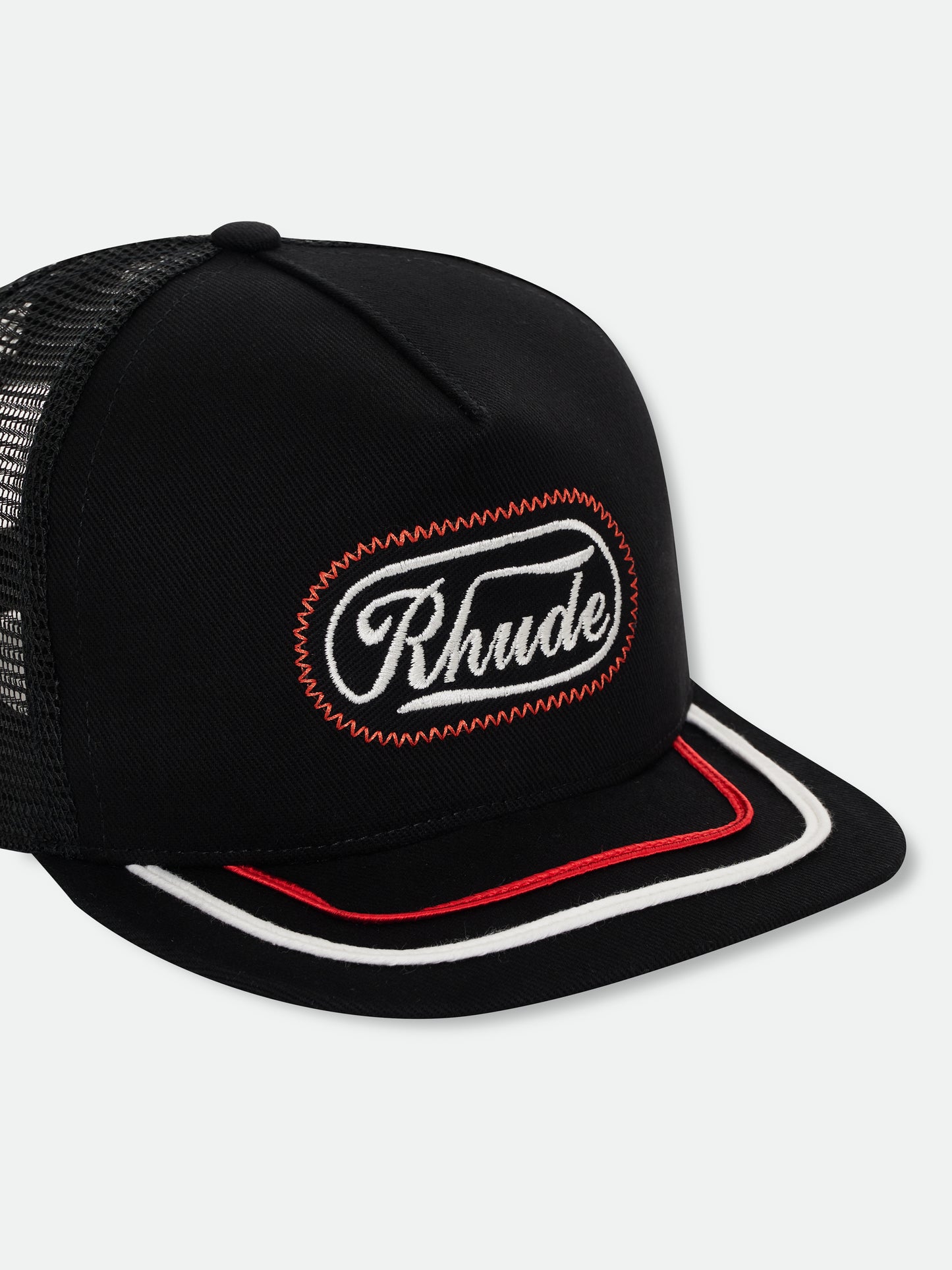 RHUDE PATCH TRUCKER HAT