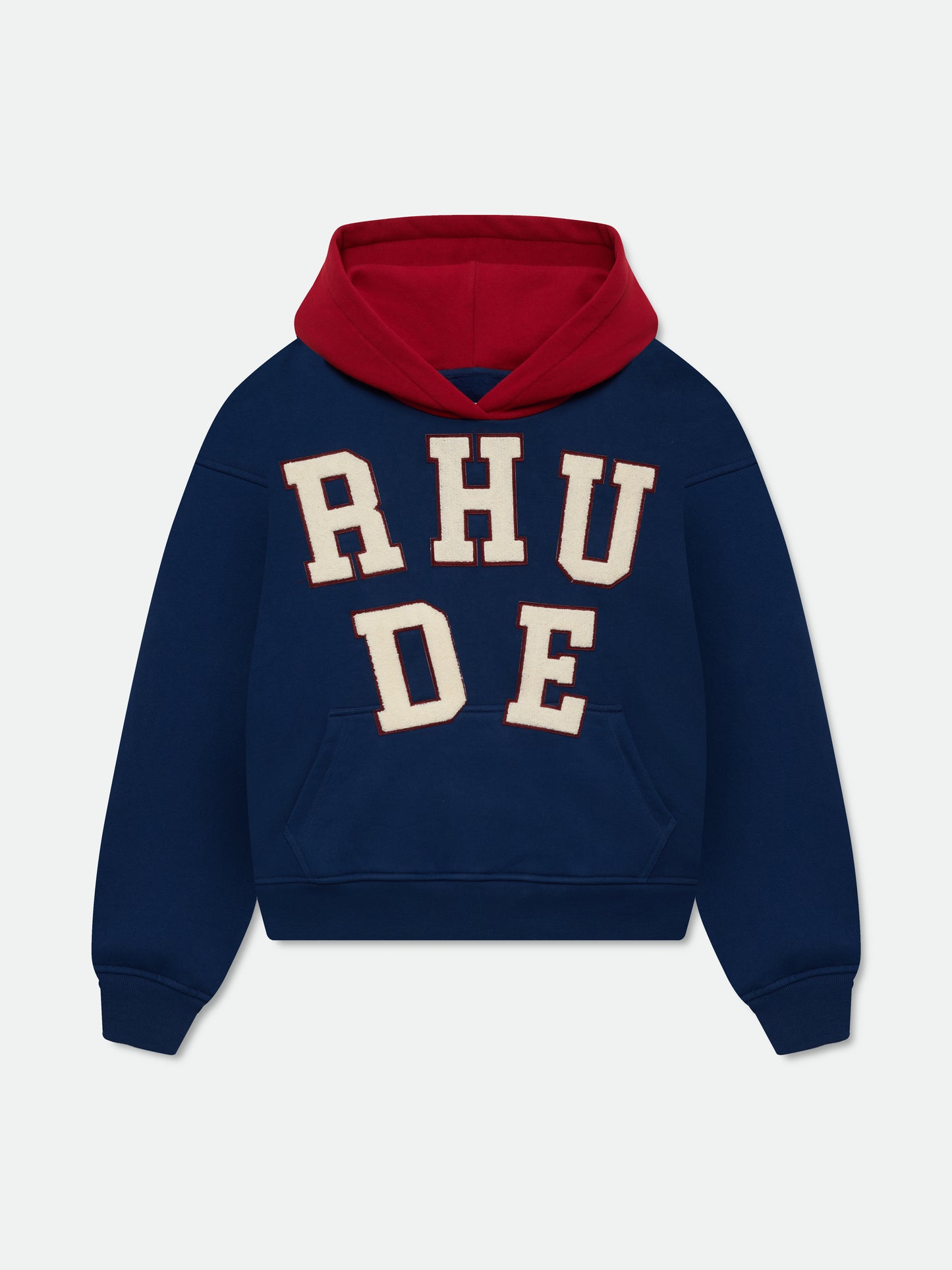 RHUDE CHENILLE PATCH LOGO HOODIE