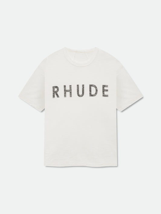RHUDE LOGO SLUB TEE