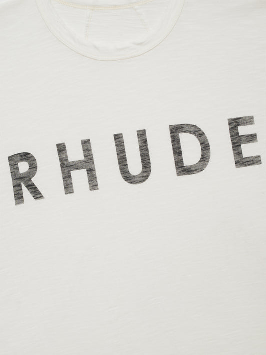 RHUDE LOGO SLUB TEE
