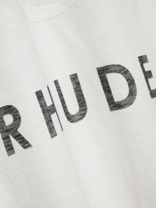 RHUDE LOGO SLUB TEE