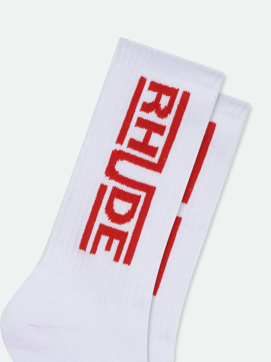 RHUDE CHAMPIONS LOGO SOCK