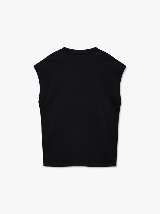 CLASSIQUE CUTOFF SLEEVE TEE