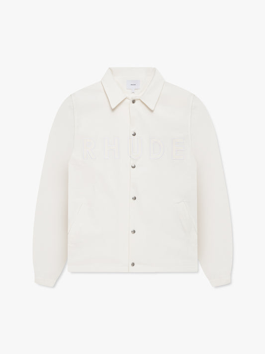 RHUDE LOGO COACHES JACKET