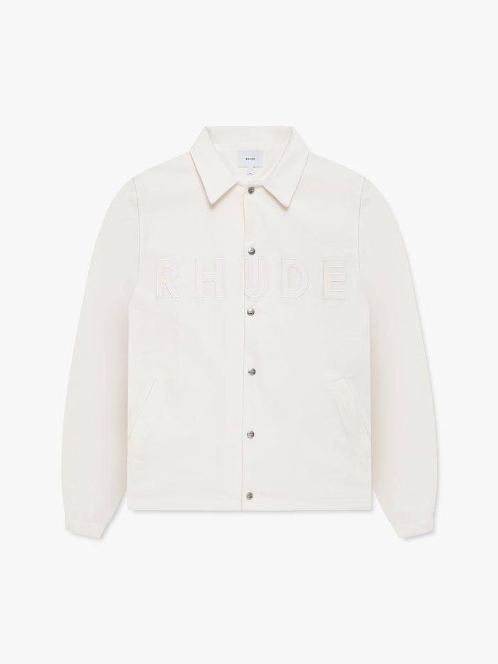 RHUDE LOGO COACHES JACKET