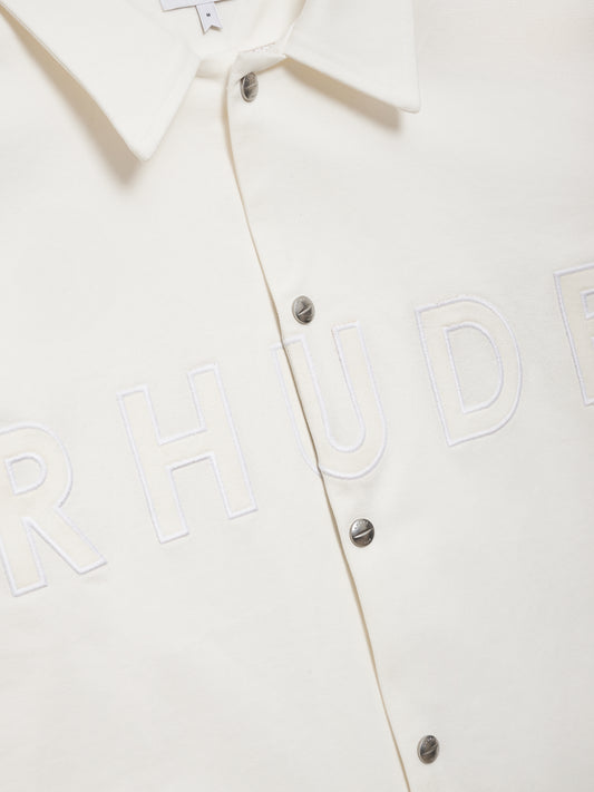 RHUDE LOGO COACHES JACKET
