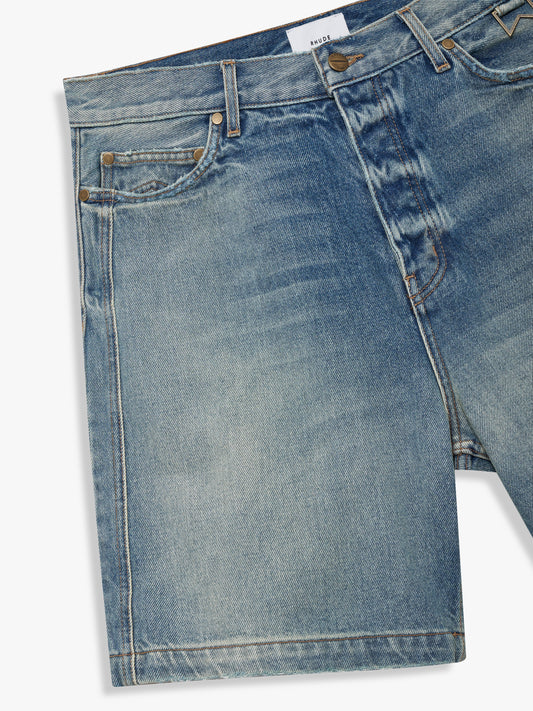 BOXY TRAXEDO DENIM SHORT