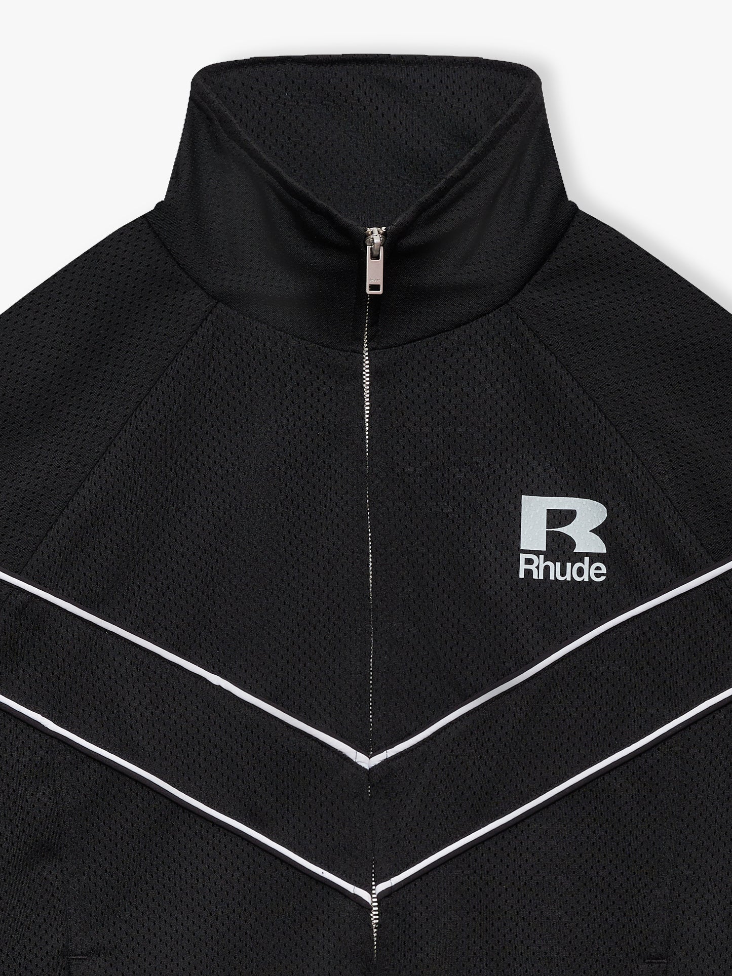 RHUDE MESH PIPING RAGLAN TRACK JACKET