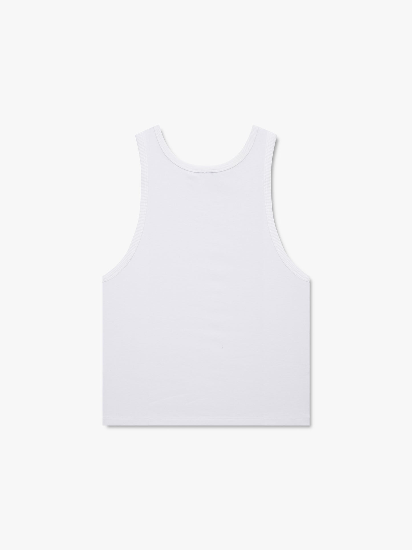 LOGO RIBBED TANK TOP