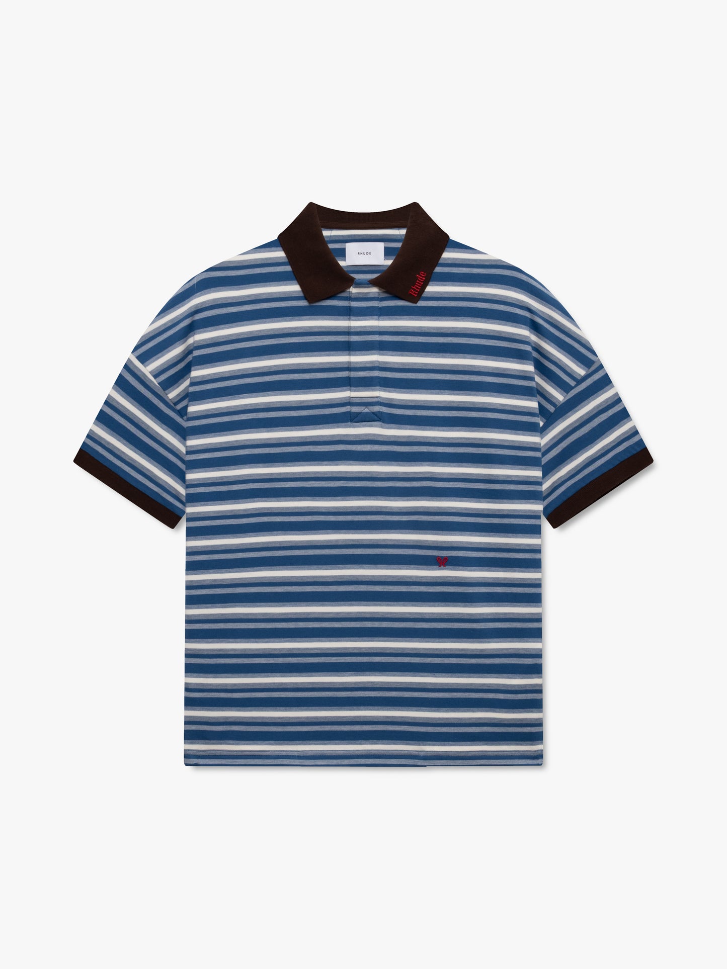 FONTAINE STRIPED SS POLO SHIRT