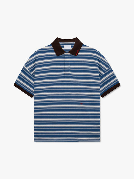 FONTAINE STRIPED SS POLO SHIRT