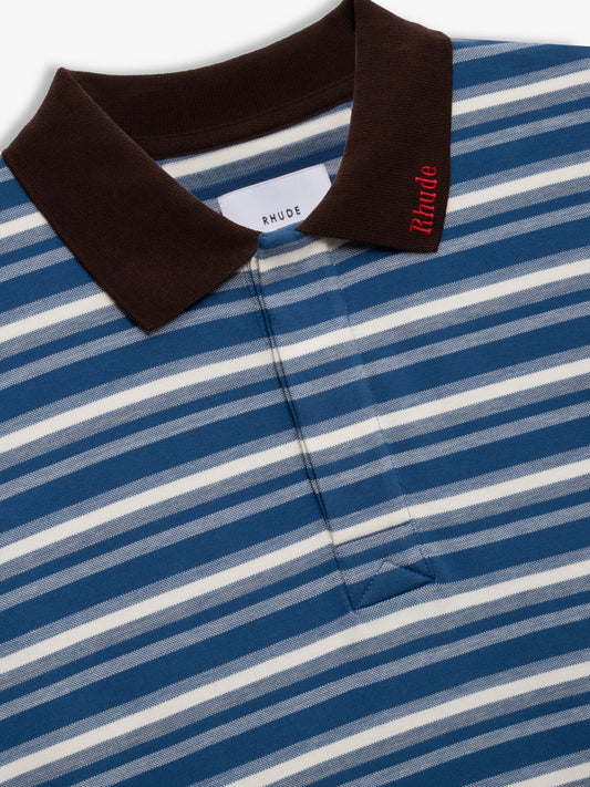 FONTAINE STRIPED SS POLO SHIRT