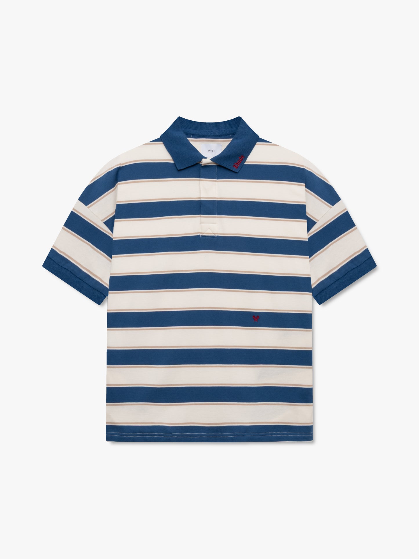 FONTAINE STRIPED SS POLO SHIRT