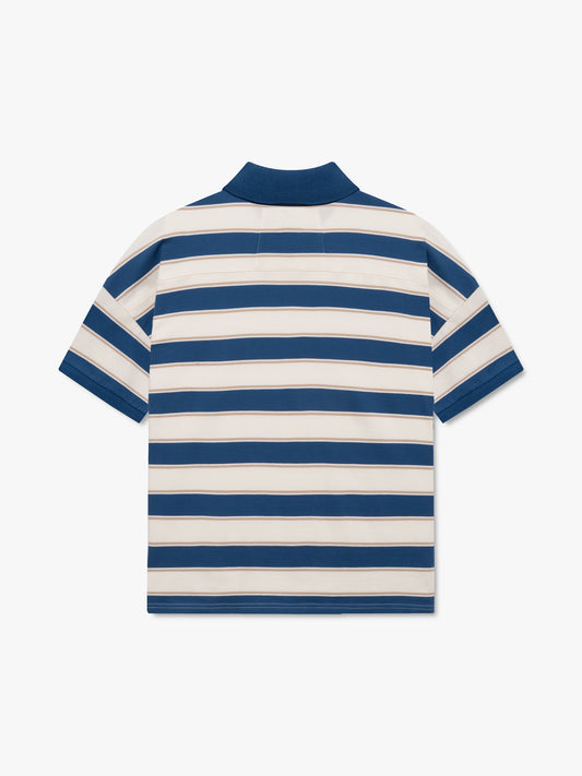 FONTAINE STRIPED SS POLO SHIRT