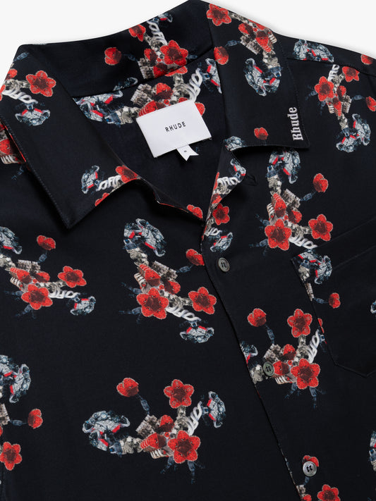 TURBO FLORAL BUTTON-UP SHIRT