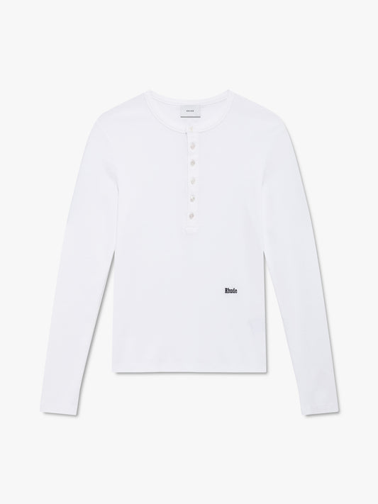 LOGO HENLEY LS TEE