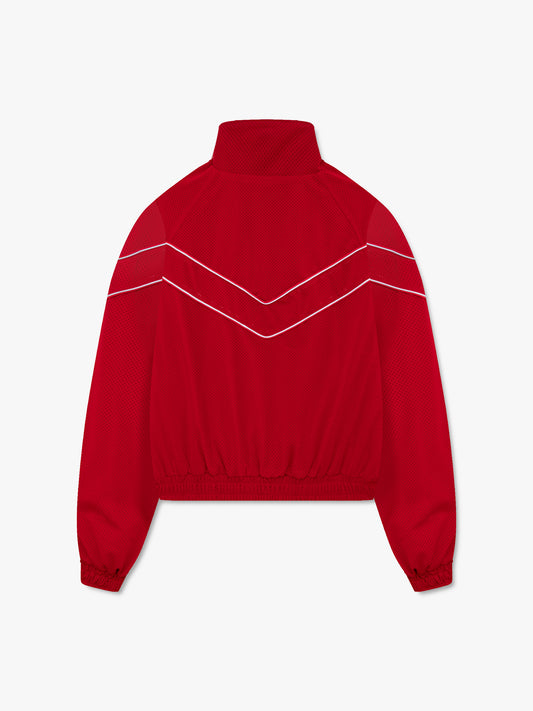 RHUDE MESH PIPING RAGLAN TRACK JACKET