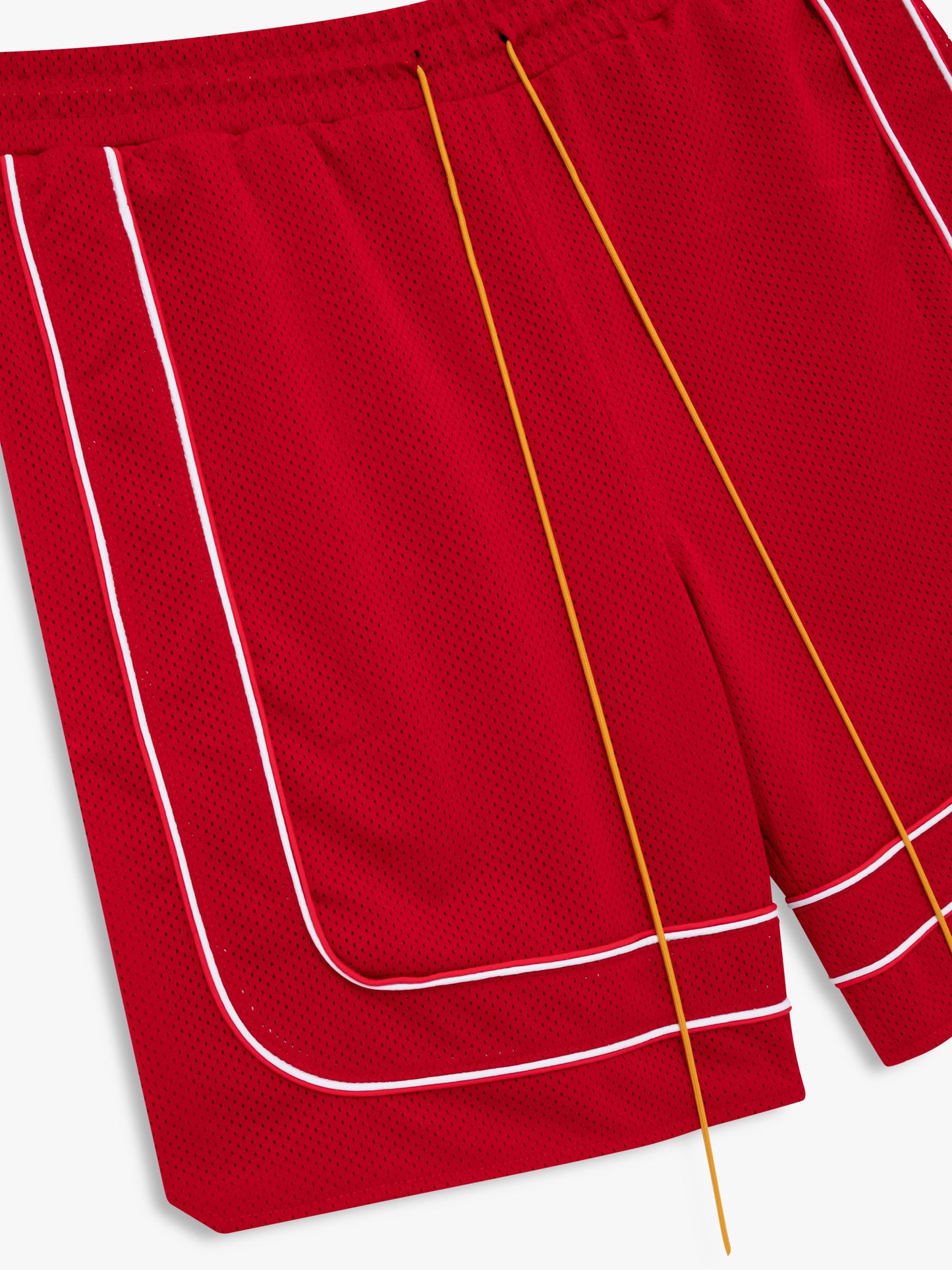 RHUDE MESH PIPING BAGGY TRACK SHORT