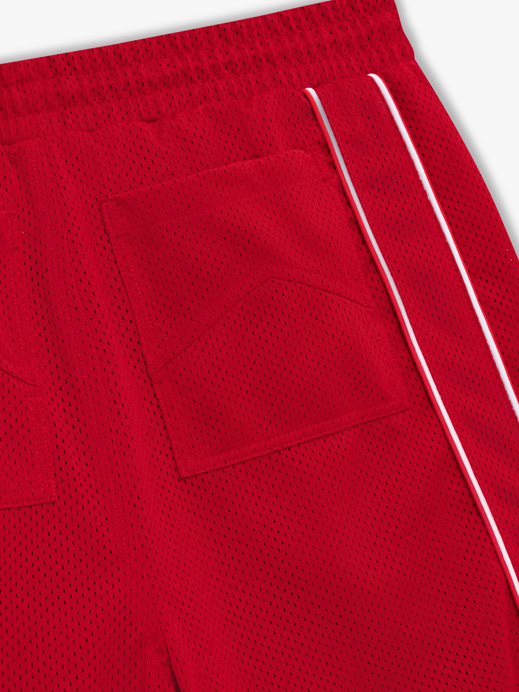 RHUDE MESH PIPING BAGGY TRACK SHORT – R H U D E