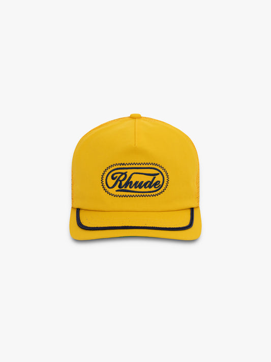 RHUDE PATCH TRUCKER HAT