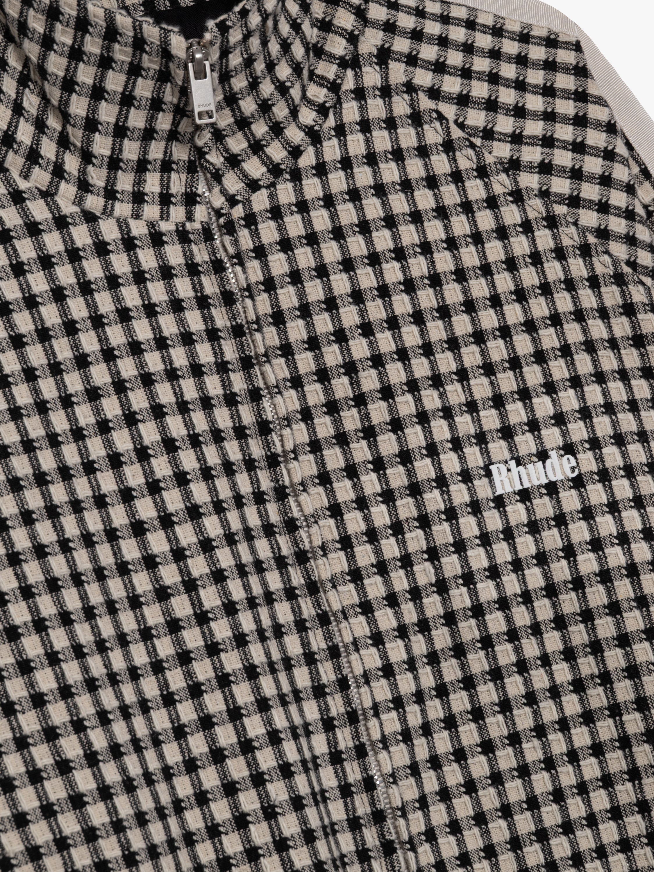 GINGHAM HAMPTONS TRACK JACKET – R H U D E