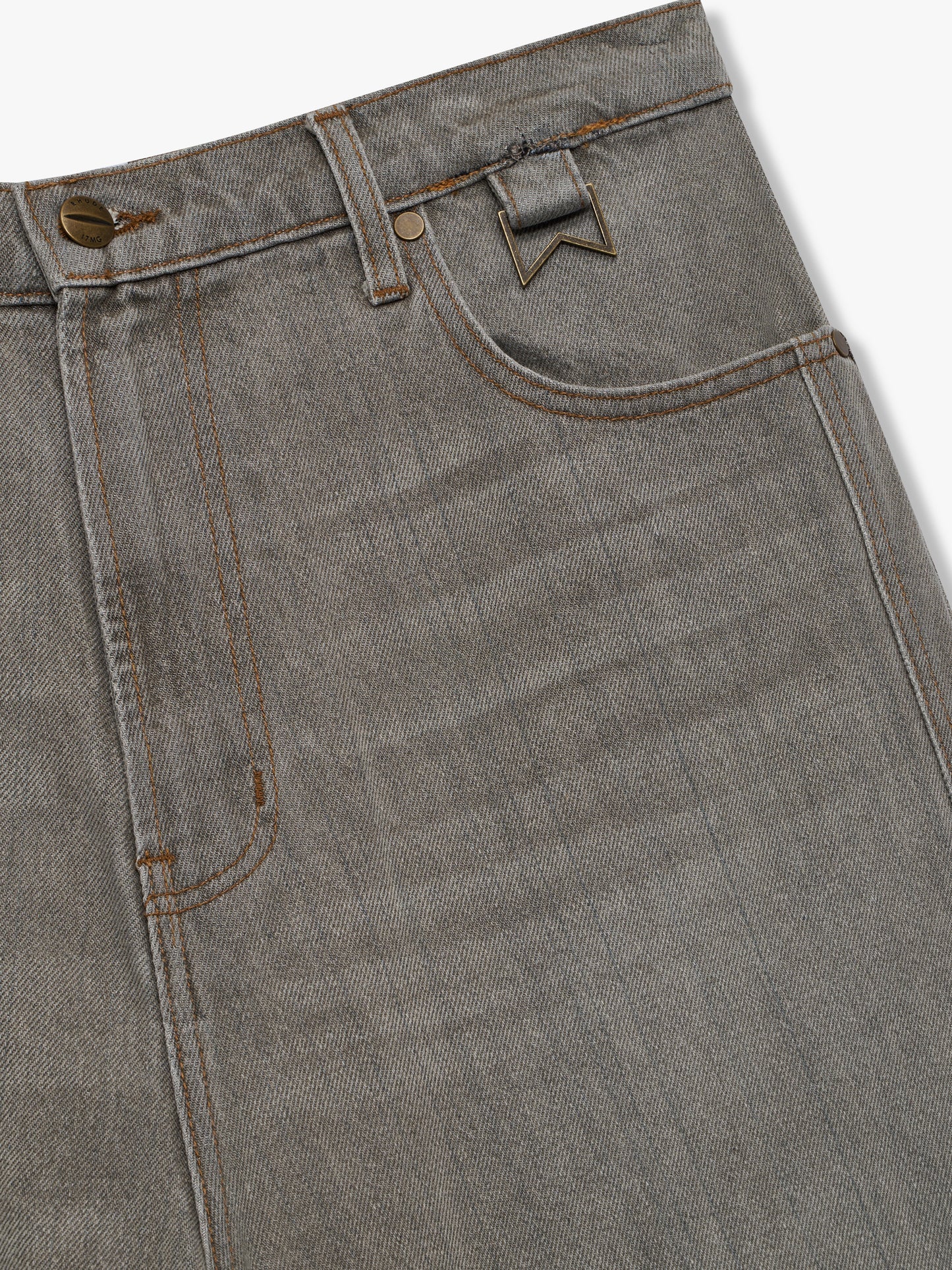 BAGGY TRAXEDO DENIM SHORT
