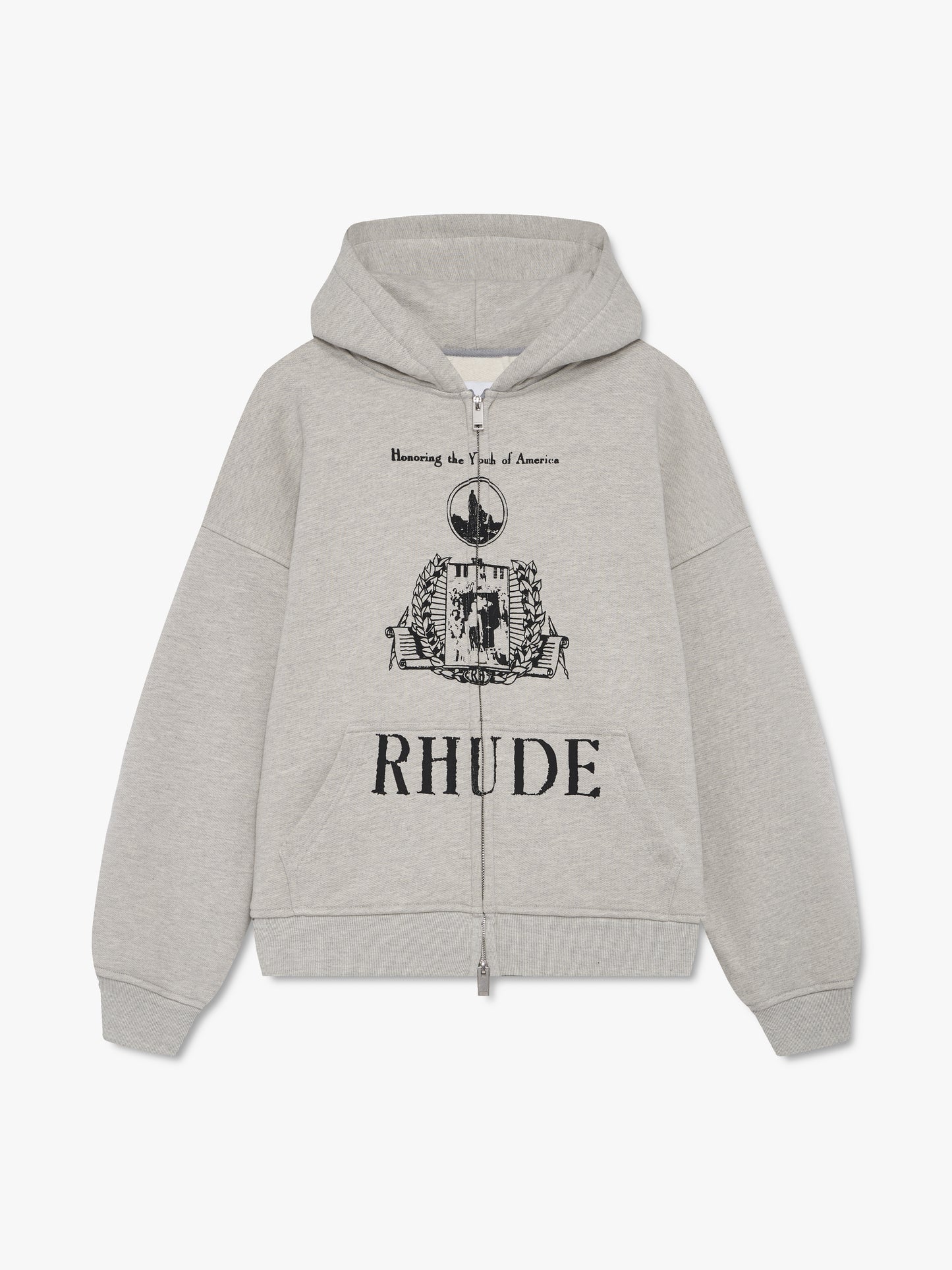 YOUTH OF AMERICA ZIP-UP HOODIE