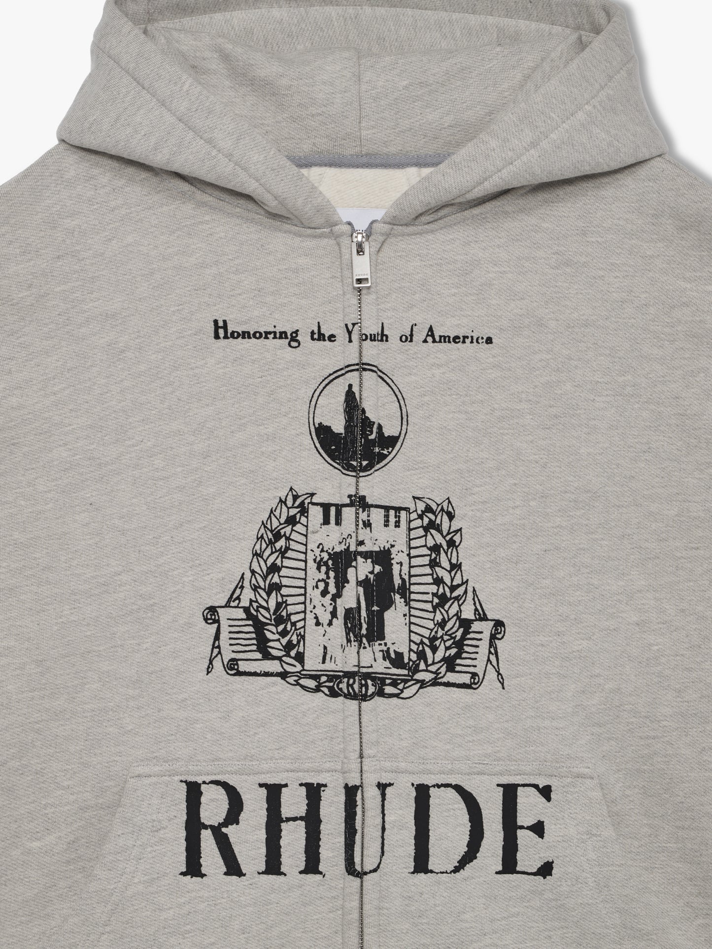 YOUTH OF AMERICA ZIP-UP HOODIE