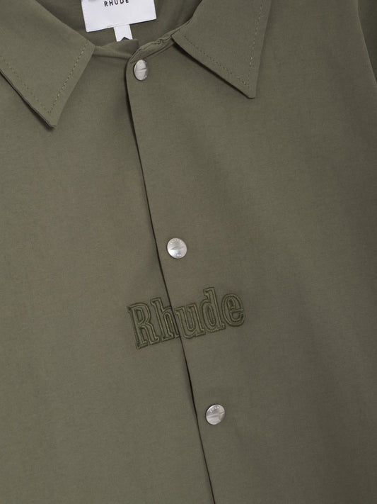 RHUDE LOGO COACHES JACKET