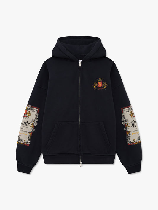 BORDEAUX RESERVE ZIP-UP HOODIE
