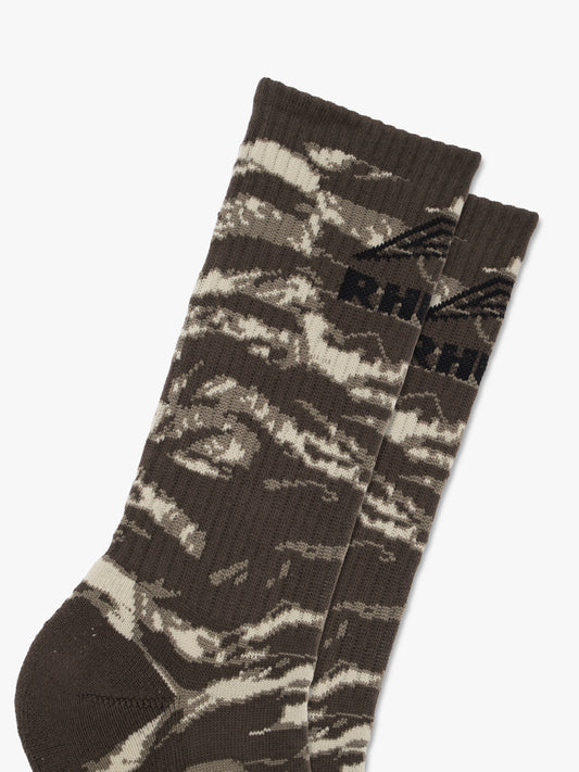RHUDE TIGER CAMO FOOTY SOCK